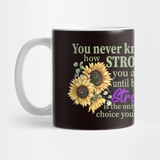 Sunflower Strong Mug